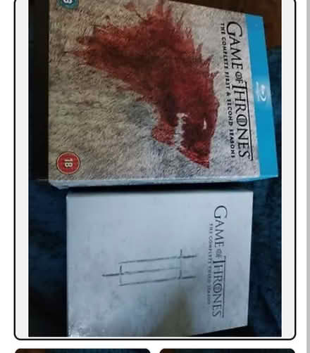 Photo of free Game of thrones dvd sets (CM8 Silver End) #1
