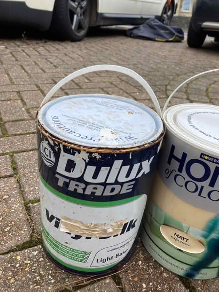 Photo of free Paint cans. Some full. some half used (Hillbourne BH18) #3