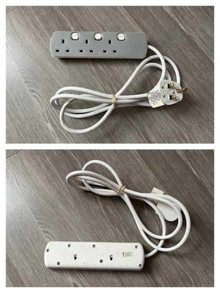 Photo of free 3 Port Extension Lead, approx 1m (Lavender Hill SW11) #1