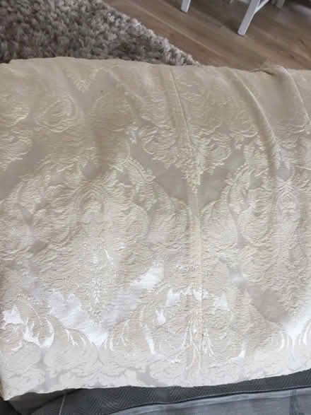 Photo of free Cream heavy brocade curtains (Llandudno) #2