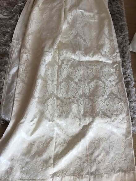 Photo of free Cream heavy brocade curtains (Llandudno) #3