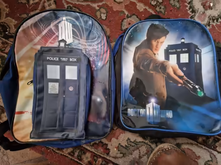 Photo of free 2 Doctor Who backpacks (Chobham GU24) #1