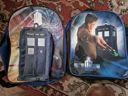 Photo of free 2 Doctor Who backpacks (Chobham GU24) #1