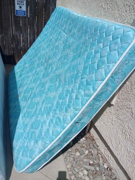 Photo of free Queen mattress and box springs (Orangecrest in Riverside) #2