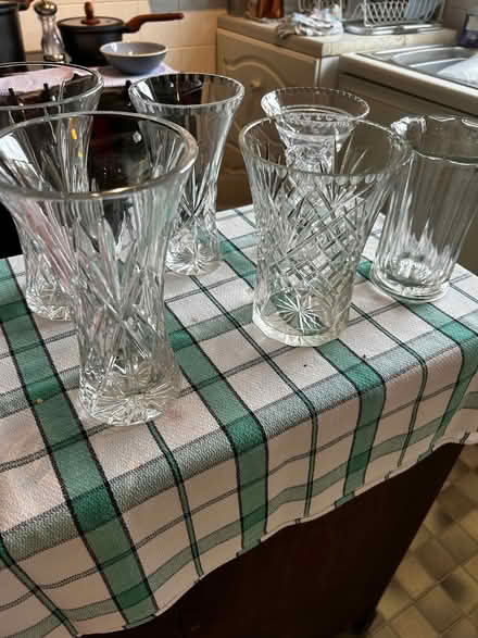 Photo of free Crystal vases (Marford LL12) #3