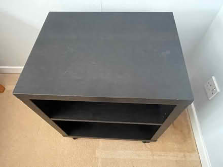 Photo of free IKEA bedside table- shelf/wheels (Wheathampstead) #2