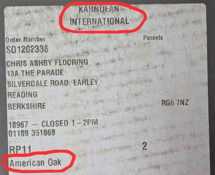 Photo of free Karndean American Oak Coloured Vinyl Flooring (Wokingham RG40) #4