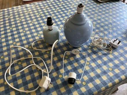 Photo of free 2 Blue Lamps (Hayling Island PO11) #1