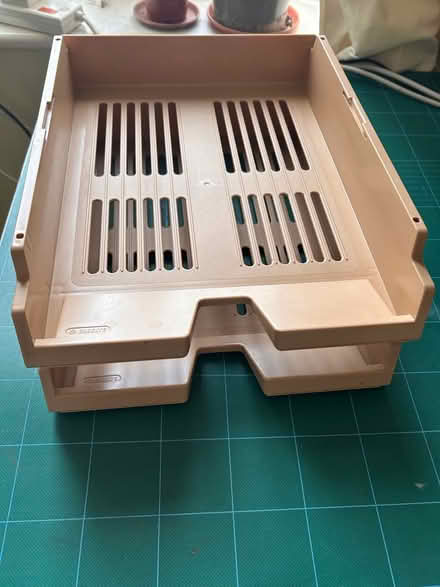 Photo of free 2 filing trays (SE10 near Deptford Bridge DLR) #1