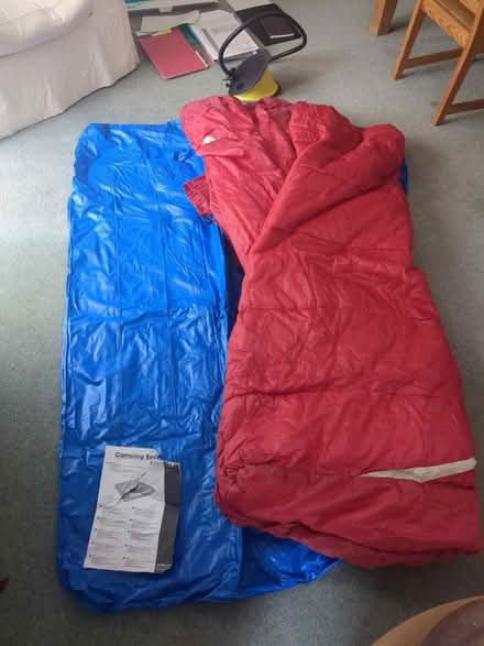 Photo of free Air Mattress & Sleeping Bag (Winchester, SO22) #1