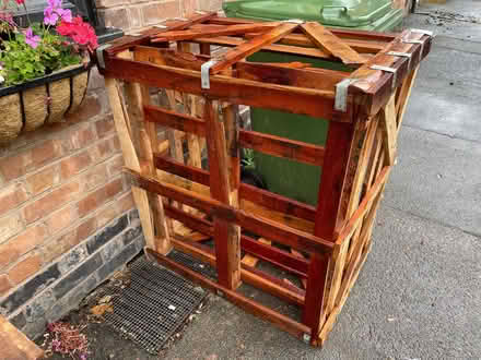 Photo of free heavy duty wooden crates - one slightly damaged as shown (Emscote CV34) #3
