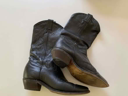 Photo of free Black Leather Boots size 4 (Nast Hyde Farm AL10) #1