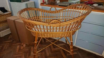 Photo of free Wicker Moses Basket (CT7) #1