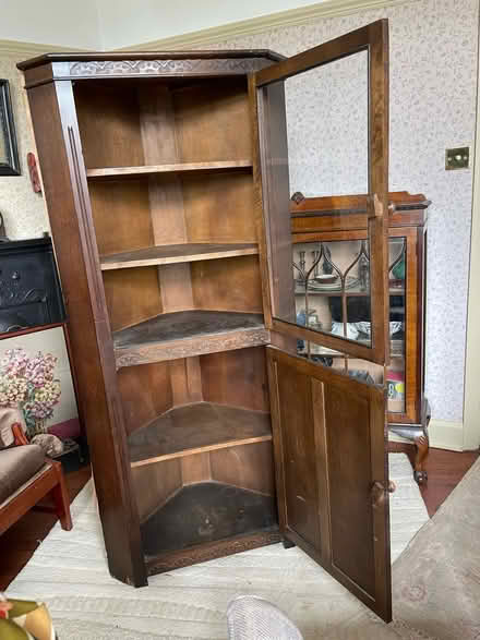 Photo of free Antique corner cupboard (Epsom KT18 7LR) #2