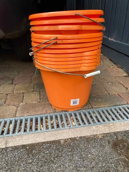 Photo of free Orange plastic buckets (Cheltenham) #1
