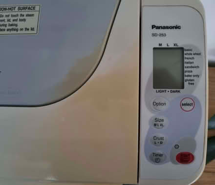 Photo of free Panasonic SD-253 Automatic Breadmaker (Aston Clinton HP22) #1