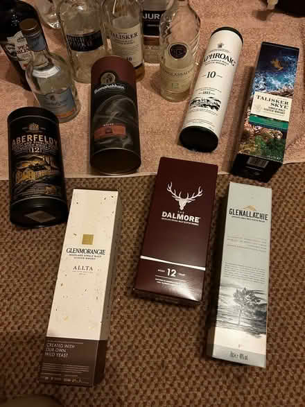 Photo of Empty spirts bottles preferably with cartons (Marford LL12) #1