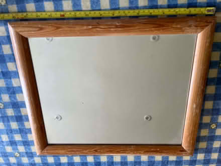Photo of free Wood framed mirror (Hayling Island PO11) #1