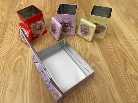 Photo of free 4 pastel storage tins (Horton Heath, SO50 7) #3
