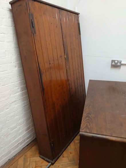 Photo of free Large wooden cupboard (wood for reuse) (Wandsworth Common SW17) #1