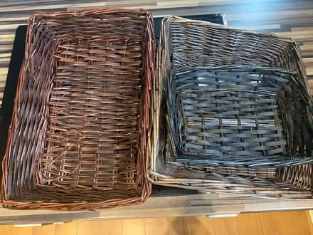 Photo of free Three wicker baskets trays (Broadgate PR1) #4