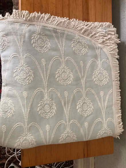 Photo of free King sized duvet and large fringed bedcover/throw (Kendal LA9) #1