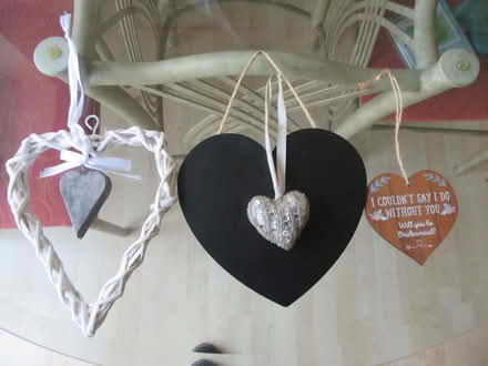 Photo of free Home Decoration Hanging Hearts x5 (Wollaton Vale NG8 Nottingham) #1