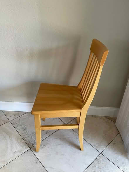 Photo of free Four wooden chairs (Castro Valley, Grove & Foothil) #2