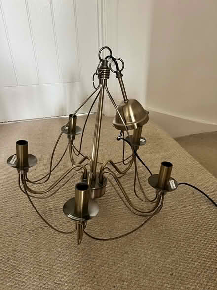 Photo of free 5 light chandelier (High fields Tetbury) #1