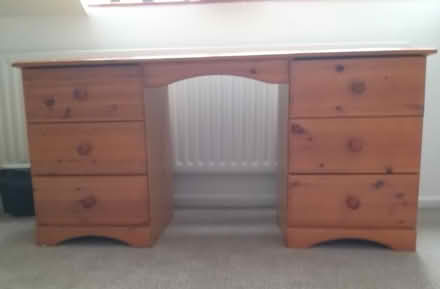 Photo of free Pine desk/dressing table (Crookes S10) #1