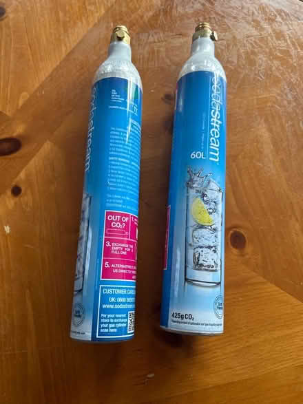Photo of free 2 x empty soda stream gas bottles (Charminster) #1