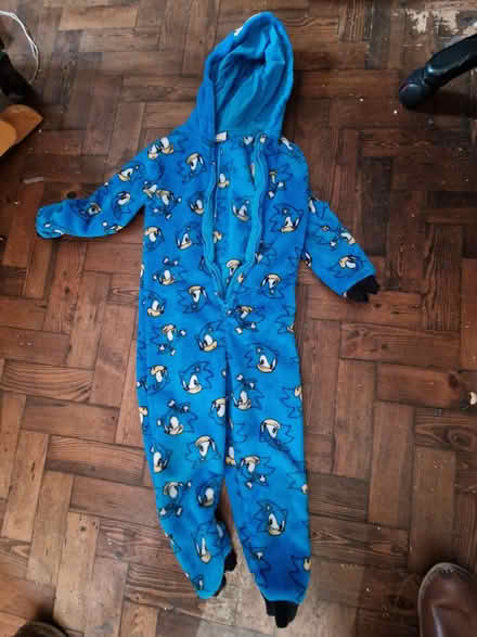 Photo of free Sonic onesie age 6-7 (Chobham GU24) #1