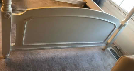 Photo of free Girls 4 poster full size bed frame (1-90/Rt 25) #3
