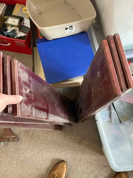 Photo of free Mahogany shelving (Raynes Park , london) #3