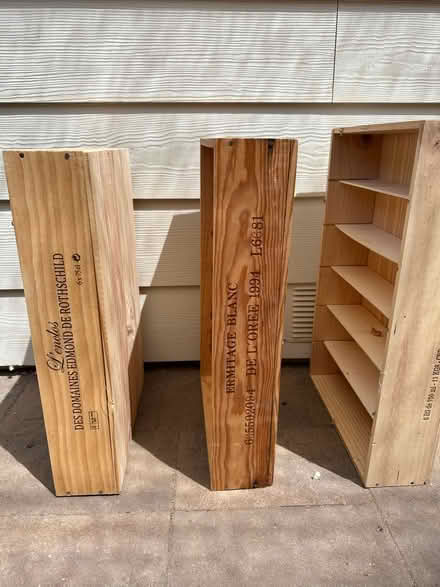 Photo of free Wooden wine boxes (Woodland SW side of town) #1