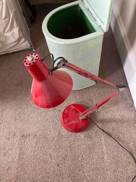 Photo of free Red angle poise lamp (Raynes Park , london) #1