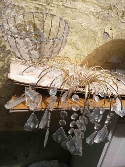 Photo of free 2 plastic and metal chandeliers (Gillingham Kent) #2