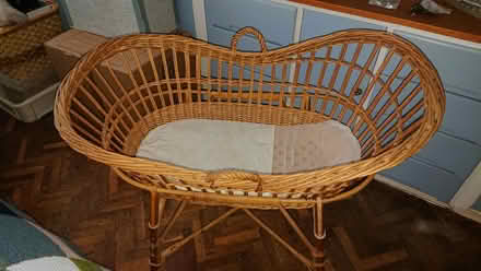 Photo of free Wicker Moses Basket (CT7) #2