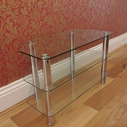 Photo of free Glass and Chrome TV Stand (CT19) #1