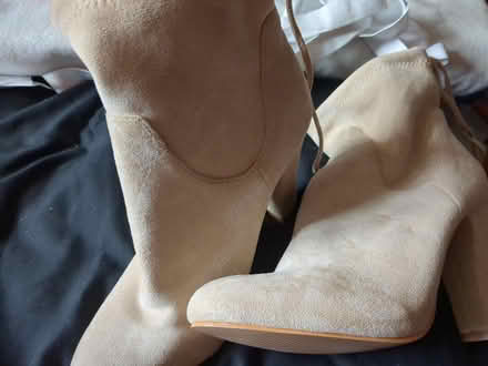 Photo of free Size 6 Boohoo Stone Boots (Upper St John Street) #1