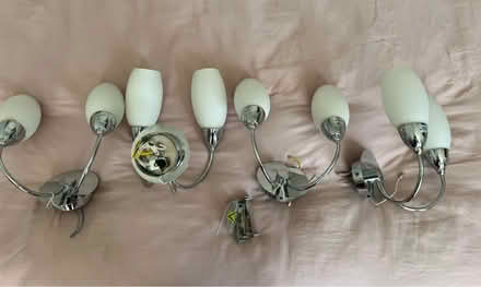 Photo of free Glass wall lamps - all working (Hove) #1