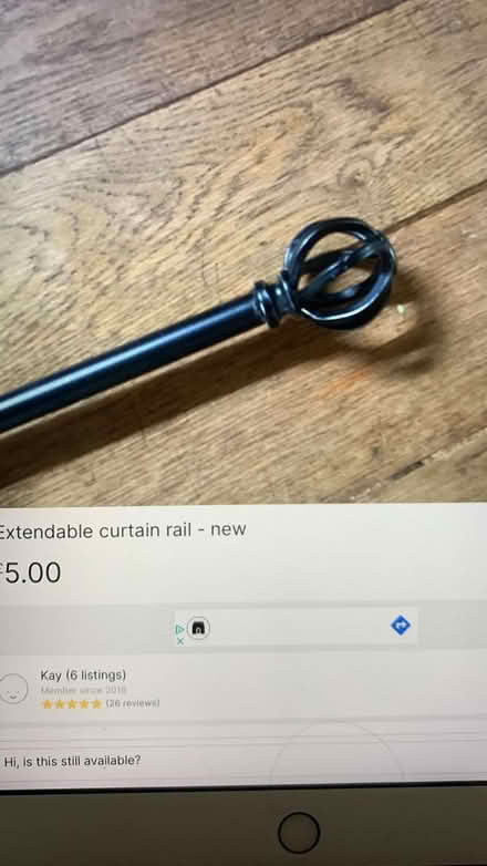 Photo of Curtain poles (NR5) #2
