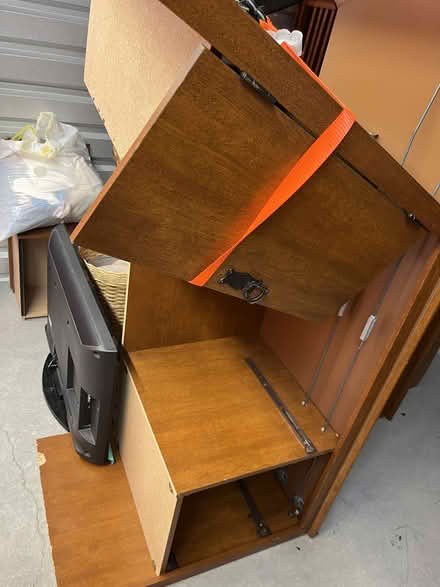 Photo of free Desk/needs repair (Uhaul Storage 4th&I-40) #1