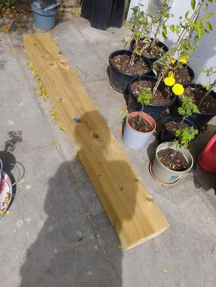 Photo of free Leftover timber sleeper 100x200mm (BR6) #1