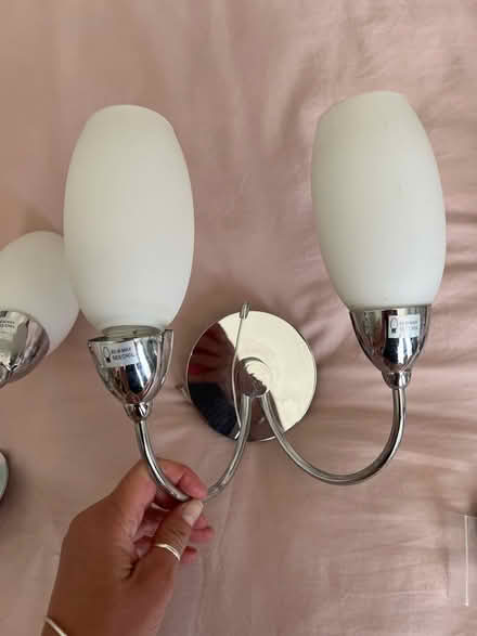 Photo of free Glass wall lamps - all working (Hove) #2
