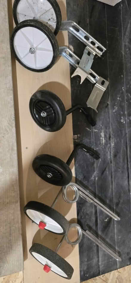 Photo of free Assortment of bike stabilisers (Hook, RG27) #1