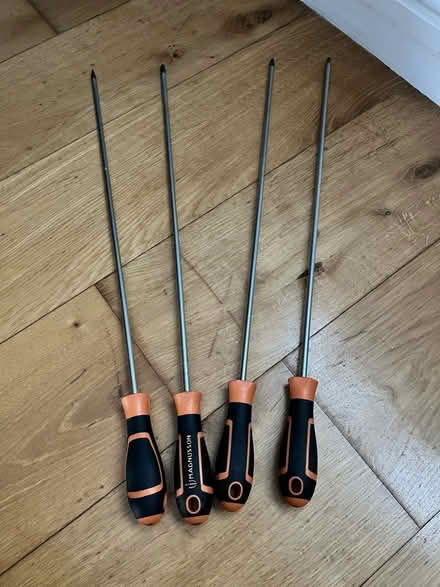 Photo of free 4 xMagnusson long reach screwdriver (OX14) #1