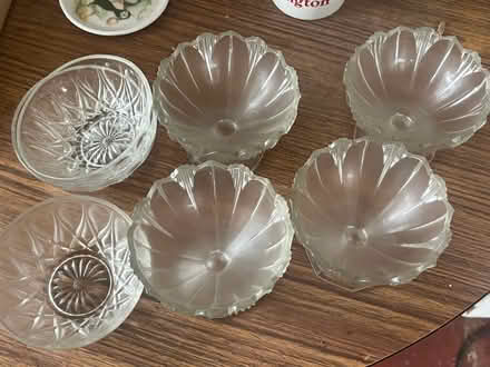 Photo of free Glass dessert bowls (Chessington KT9) #1