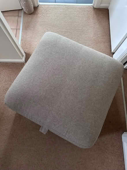 Photo of free NEXT Oatmeal Combined Footstool Storage (Kings Langley WD4) #3