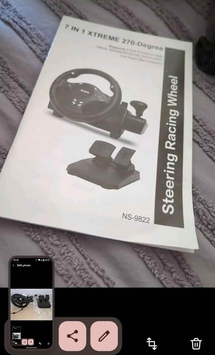 Photo of free Xtreme racing wheel and pedals (Lower Earley RG6) #4